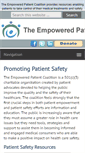 Mobile Screenshot of empoweredpatientcoalition.org